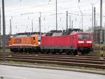 BLC 120 205 und LOCON 189 821 waren abgestellt in hamburg-sd,04.04.21