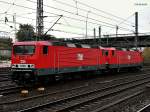 MEG 603/143 851-4 und 602/143 204-6 waren abgebügelt beim bhf hh-harburg,10.11.14