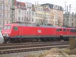 MEG 802 (156 002) abgestellt in Halle (Saale) am 18.12.15