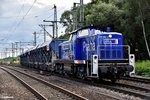 295 082-2 zog einen kurzen schotterzug durch hh-harburg,05.08.16