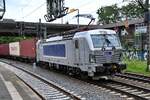 383 420-7 fuhr mit einen containerzug durch hh-harburg,02.06.22