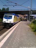 246 009-5 mit ziel Hamburg Hbf bei der Ausfahrt ausm Bahnhof Hamburg-Harburg am 8.6.13