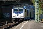 246 009-5 mit den metronom aus cuxhafen ankunft im bhf harburg am 24.10.13