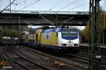 ME 146-04 schob den ME vom bhf harburg,nach hamburg-hbf,31.10.14