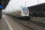 146 535 bei der Einfahrt in den Bahnhof Lneburg am 4.1.22