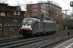 ES 64 U2-069 der MRCE fuhr lz am 02.01.14 durch hh-harburg