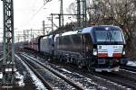 retur vom rangierbahnhof harburg,zuglok jetzt 193 616,09.01.16