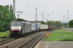 MRCE 189 210 donnert durch Viersen am 10 Mai 2016.