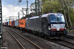 193 606 ist mit einen kastenzug durch hh-harburg gefahren,16.04.16