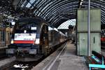 ES 64 U2-030 hier mit einen RE nach hof,dresden hbf,04.02.17