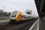 3462 506/006 der ODEG verlsst als RE1 mit ziel Magdeburg Hbf den Bahnhof Brandenburg Hbf am 9.3.24