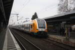 3462 010/510 der ODEG als RE1 von Magdeburg Hbf kommend bei der Einfahrt in den Endbahnhof Brandenburg Hbf am 9.3.24