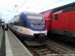 OLA VT 0004 mit Ziel ckermnde Stadthafen im Bahnhof Gstrow am 3.2.13