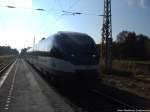 OLA VT 0010 mit ziel Stralsund Hbf bei der Einfahrt in den Bahnhof Sternfeld am 7.10.13