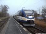 OLA VT 0007 im Bahnhof Sternfeld am 14.12.13  