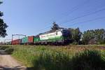 RTB 193 727 meldet sich mit der Blerick-Shuttle am 28 Juni 2019 in Oisterwijk.