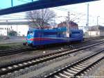 SRI 151 170 beim Rangieren fr die Rckfahrt nach Lancken im Bahnhof Bergen auf Rgen am 19.4.13