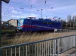 SRI 151 170 wartet auf die Rckfahrt nach Lancken im Bahnhof Bergen auf Rgen am 19.4.13