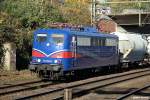 151 033-8 der SRI zog einen gterzug am 24.10.13 durch hh-harburg