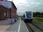 UBB GTW 2/6 im Bahnhof Barth am 21.9.10