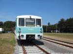 UBB 771 007-2 abgestellt im Bahnhof Seebad Heringsdorf am 25.7.14