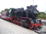 99 2324 der Mecklenburgischen Bderbahn Molli im Bahnhof Bad Doberan am 13.7.14