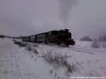 RBB 99 4802-7 Hat Gleich Den Endbahnhof Putbus LB Erreicht / Hier Kurz Vor Putbus am 11.3.13 