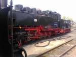 RBB Kf 6003 & 99 1781 im Kleinbahn BW Putbus am 8.5.13