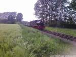 RBB 99 4802 als Schlusslicht unterwegs nach Putbus am 27.5.13