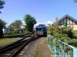 RBB 251 901 unterwegs zu seinem Pausenstandort im Bahnhof Putbus am 29.5.13