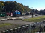 RBB 251 901 beim Rangieren im Bahnhof Putbus am 2.10.13