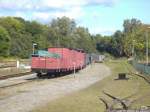 Die RBB Museumswagen aufm Gelnde des Kleinbahnmuseums & Versteckt im Hintergrund die Loktankstelle Putbus am 2.10.13