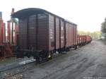 Gterwagen zum sonderzug in Putbus am 7.10.13