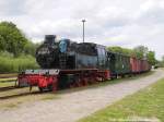 99 4801 auf dem Museumsgelände in Putbus am 30.5.15