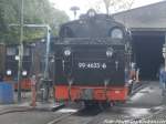 RBB 99 4633 im kleinbahn-BW Putbus am 31.5.15