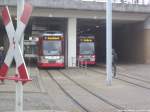 HAVAG Wagen 613 als Linie 7 mit ziel Bschdorf & Wagen 616 als Linie 7 mit ziel Krllwitz am 15.2.14