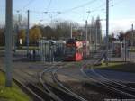 HAVAG Wagen 623 als Linie 10 mit ziel Gttinger Bogen an der Haltestelle Rennbahnkreuz am 8.11.14