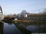 HAVAG Straenbahn unterwegs von Halle (Saale) nach Merseburg am 6.1.15