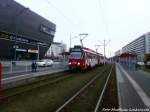 HAVAG Wagen 1160 beim einfahren in die Haltestelle S-Bahnhof Neustadt am 23.2.15