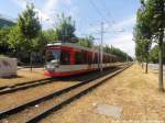 Wagen der 643 der HAVAG unterwegs zum Hauptbahnhof am 14.6.15