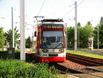 HAVAG Wagen 654 als Linie 5E mit ziel Marktplatz am Rennbahnkreuz am 7.5.18