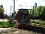 HAVAG Wagen 639 als Linie 5 mit ziel Kröllwitz am Rennbahnkreuz am 7.5.18