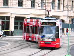 Wagen 624 der HAVAG als Linie 12 unterwegs nach Trotha am 5.6.18