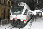 4110 116 Gestrandet im Bahnhof Halle/Saale Hbf am 8.2.21