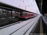 BR 628 als RE5 aus Neustrelitz Hbf bei Der Einfahrt in Stralsund Hbf am 21.3.13