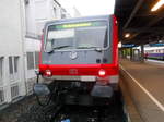 628 902/629 002 im Bahnhof Friedrichshafen Hafen am 17.4.17