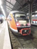 642 648 / 642 148 im Bahnhof Halle (Saale) Hbf am 14.12.15