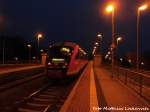 642 143 / 643 verlsst den Bahnhof Delitzsch ob Bf am 10.2.16