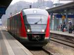 642 007/507 mit 642 XXX / XXX im Bahnhof Kaiserslautern Hbf am 28.1.17