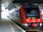 648 851 als Re mit Ziel Eutin im Bahnhof Lbeck Hbf am 13.3.10